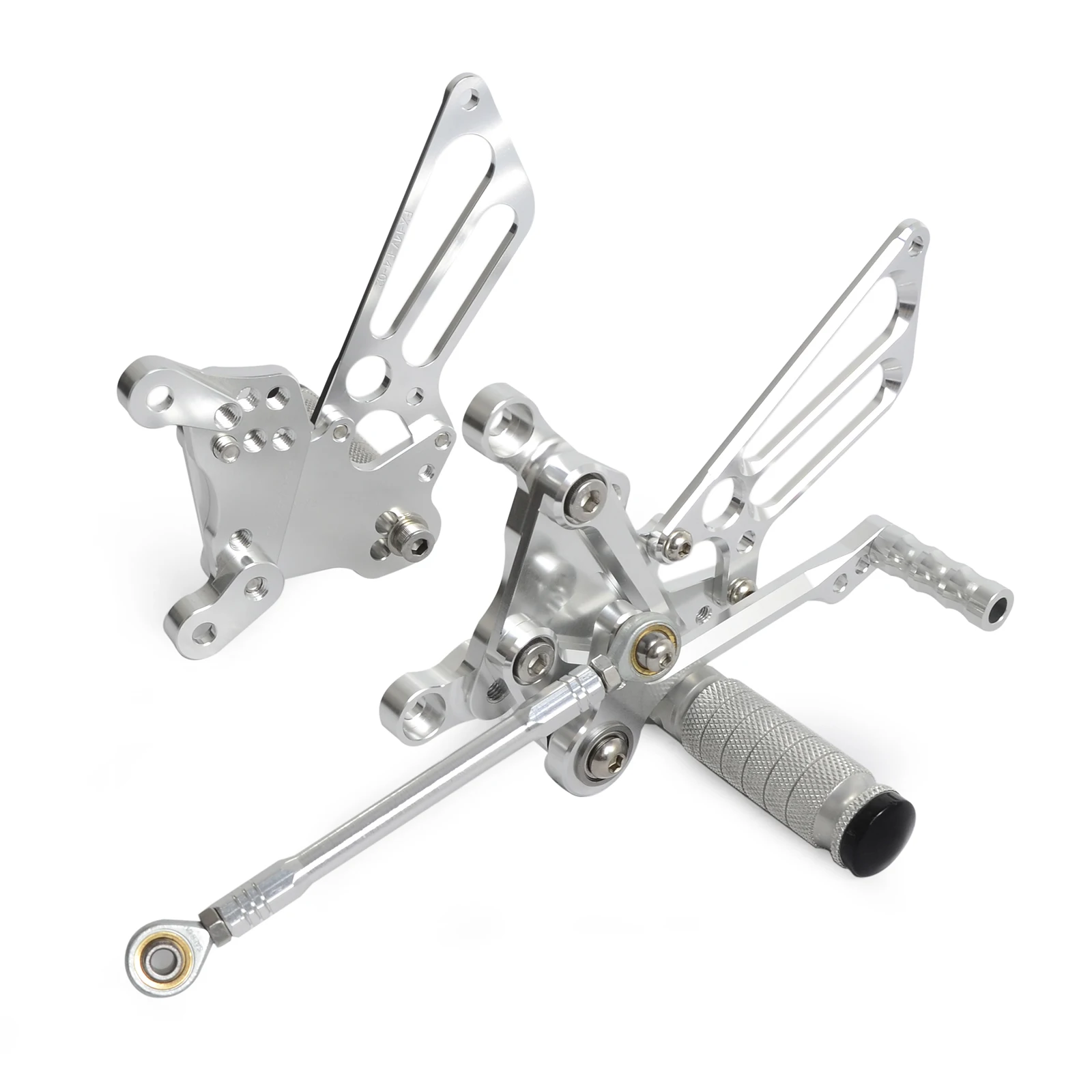 

NICECNC Adjustable Rearset Rear Sets Foot Pegs Footrest for MV Agusta F4 Models 1998-2009 2008 2007 2006 2005 20041999 2000 2001
