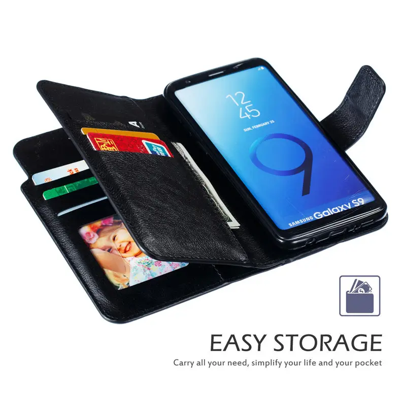 

9 Card Wallet Case for Samsung 5G S10 S9 S8 A10e A20e A3 A5 A8 A7 A10 A20 A30 A40 A60 A50 A70 A80M20 M10 M40 Flip Cover Leather