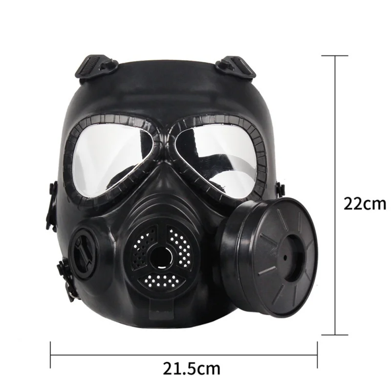 M40 Single Fan Gas Mask Filter Paintball Shooting Tactical Army Guard Air Gun Helmetin Helmets
