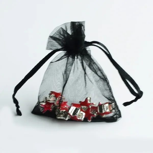 50 шт., 7x9, 9x12, 10x15, 13x18 см, сумки из органзы для упаковки ювелирных изделий, сумки для украшения свадебной вечеринки, сумки для подарков, 24 цвета