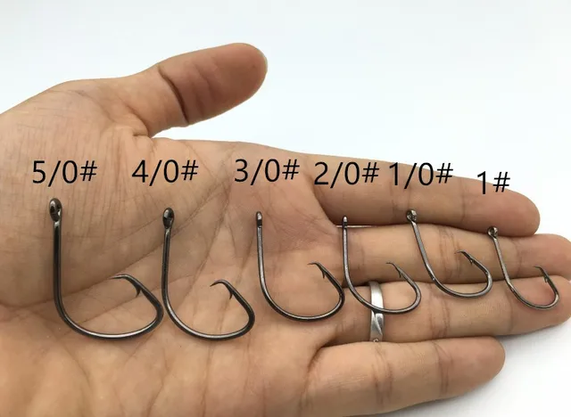 50pcs 7381 Sport Circle Bait Fishing Hook Size 1 1/0 2/0 3/0 4/0 5/0 Chick  Peas Olecranon Fishing Hooks - Fishhooks - AliExpress