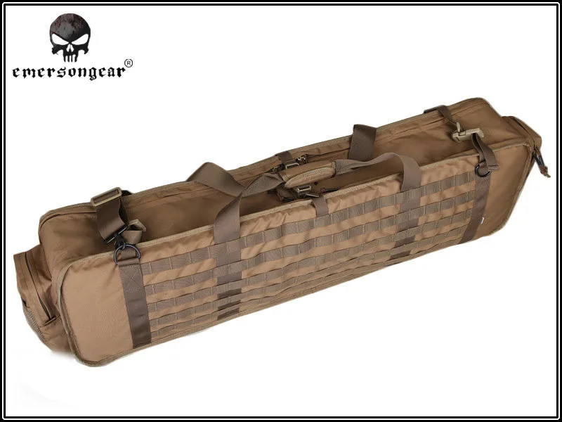 EMERSON 2,0 M60 M249 легкий Чехол для ружья MOLLE(BK/CB/FG/OD) 1000D нейлоновый тактический охотничий рюкзак для страйкбола - Цвет: DE