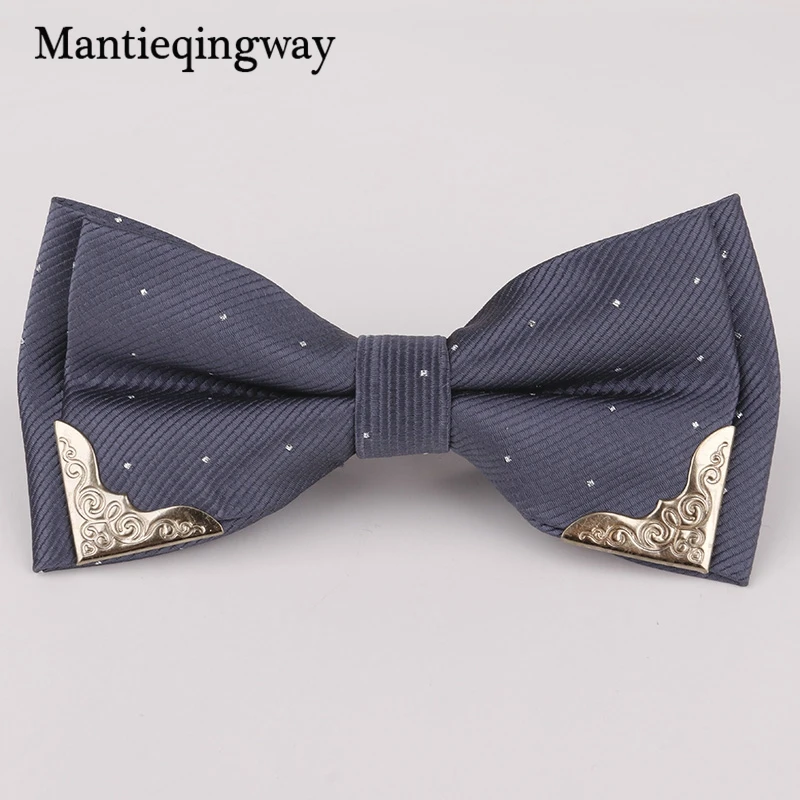 Mantieqingway бренд банкетный галстук-бабочка со стразом для мужских костюмов платье для девочек Gravatas полиэфир галстук-бабочка галстук свадебные подарки