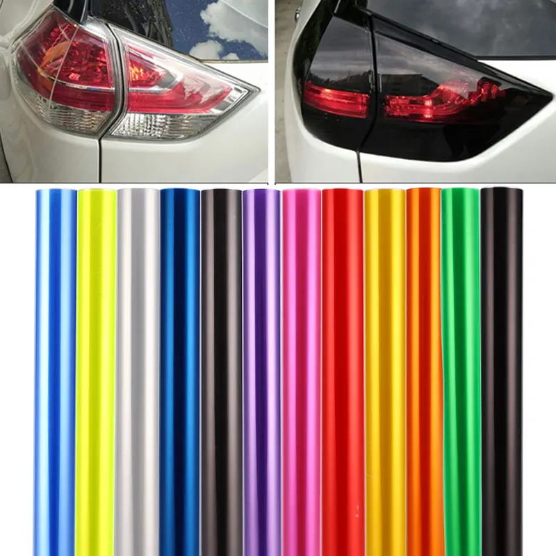 

30x100cm Auto Motorcycle Car Light Headlight Taillight Protect Film Sticker Cover Automobile Decal Car styling Light Accessories