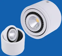 Free Shipping (20PCS/LOT) AC85-265V Surface Mounted 7W/10W/15W LED spot downlight COB recessed down light lamp Free Shipping (20PCS/LOT) AC85-265V Surface Mounted 7W/10W/15W LED spot downlight COB recessed down light lamp