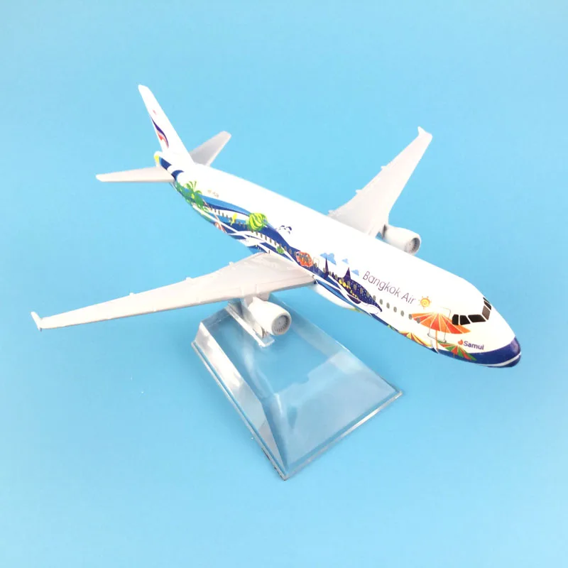 16 см сплав металла Таиланд Тайская Air Airbus 320 A320 Airways модель самолета Модель самолета w Стенд