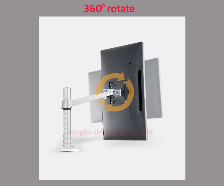 Área de Trabalho Suporte de Mesa Duplo de Montagem Braço de Suporte Titular plus Titular Multimídia Oa 7x Duplo Braço 25 Polegada Laptop Lcd Monior Full Motion Monitor - Image 4