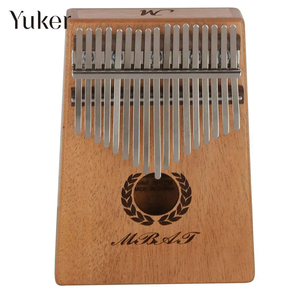 

Thumb Piano Exquisite Children Musical Performance Music Lovers Peach Core Wood Wood Color Mbira Kalimba Solid Sturdy African