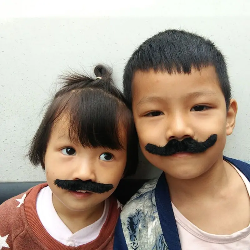 

Adult Kids Fake Mustache Beard Whisker Costume Halloween Funny Masquerade Party