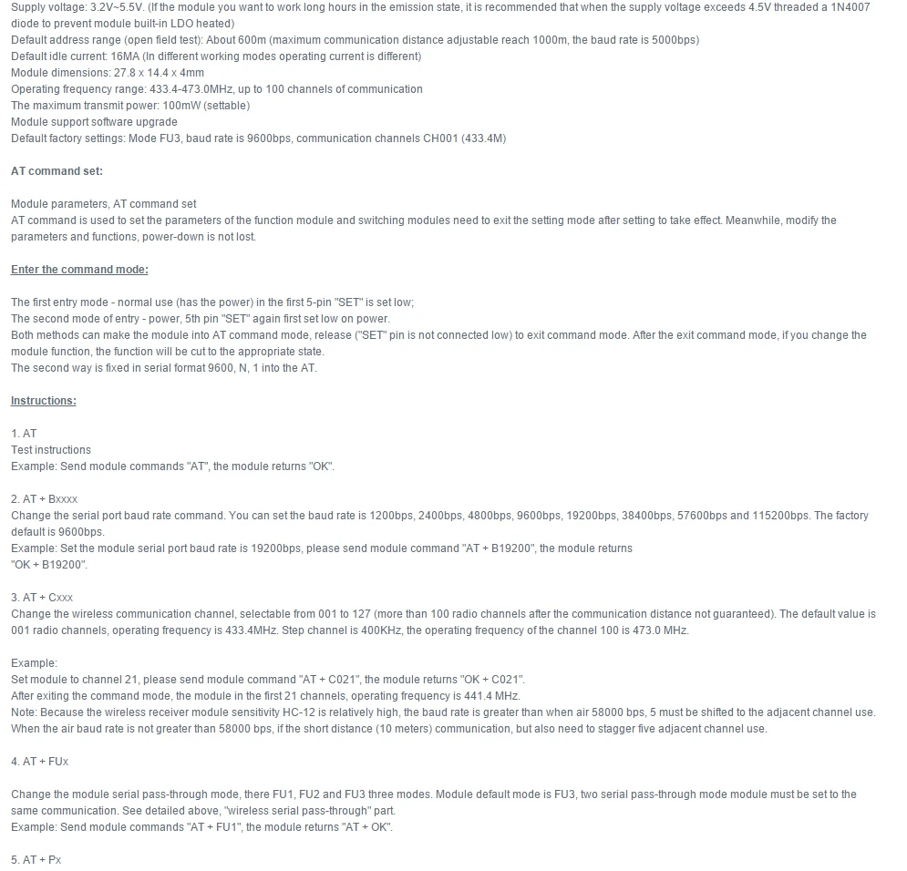 HC-12 INFO