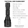 ALONEFIR high power C8 XML-T6 led flashlight T6 Upqrade Night Hiking Camping Fishing Rechargeable Waterproof floodlight ► Photo 2/6