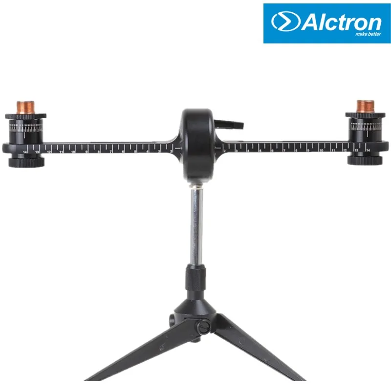 

Alctron MAS006 multifunctional precise stereo recording dual microphone bracket pole bracket XY recording mic stand holder