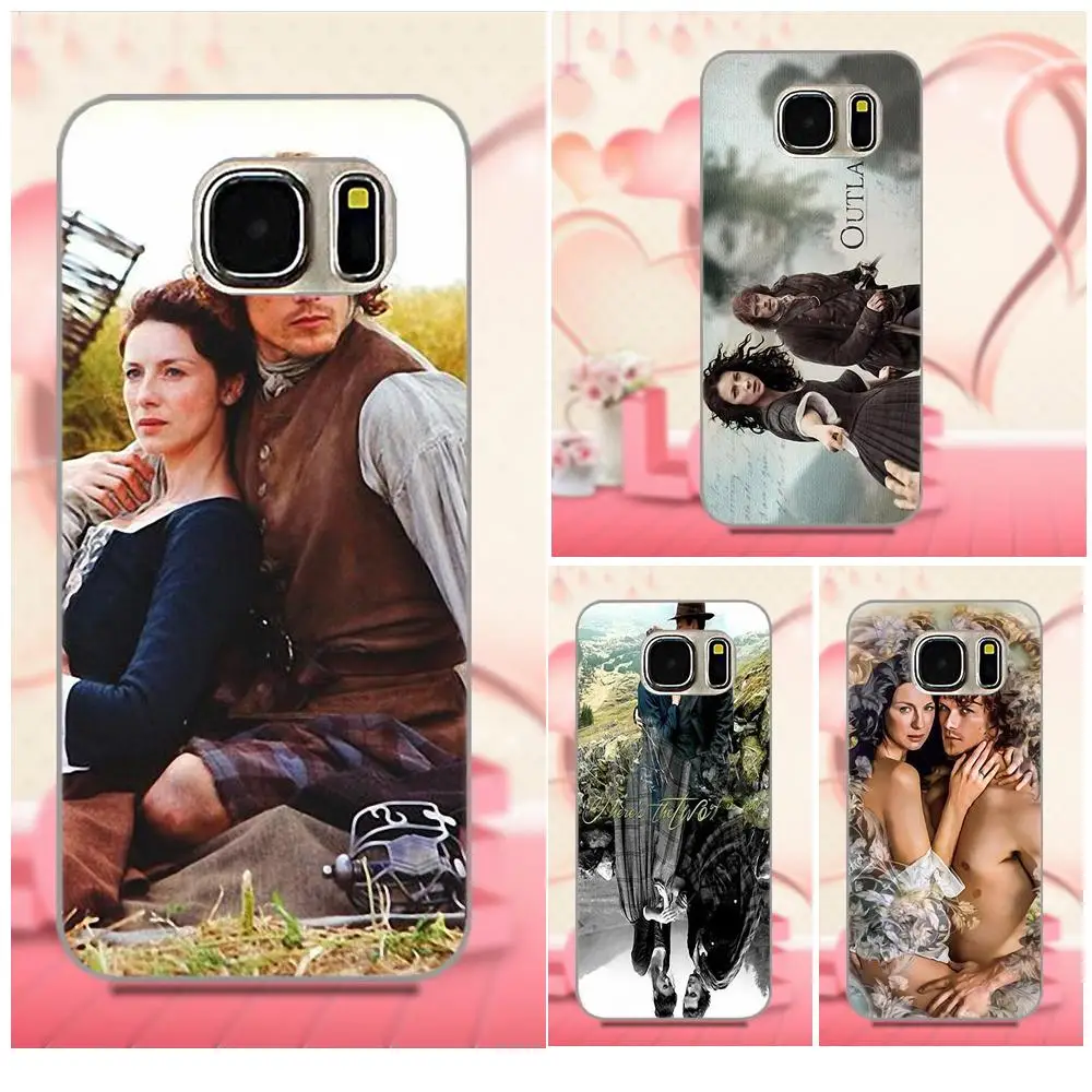 

Great Jamie And Claire Outlander TPU Cover Case For Apple iPhone 4 4S 5 5C SE 6 6S 7 8 Plus X Galaxy Grand Core II Prime Alpha