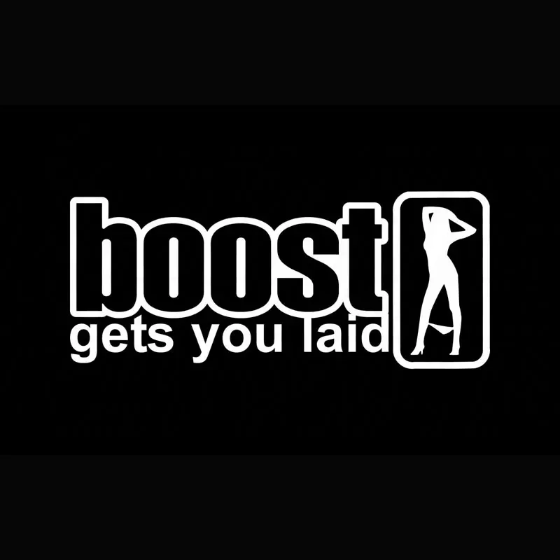 Виниловая наклейка 15 2 см * 6 5 Boost Get You Laid V1 стойки стикер для автомобиля Стайлинг и