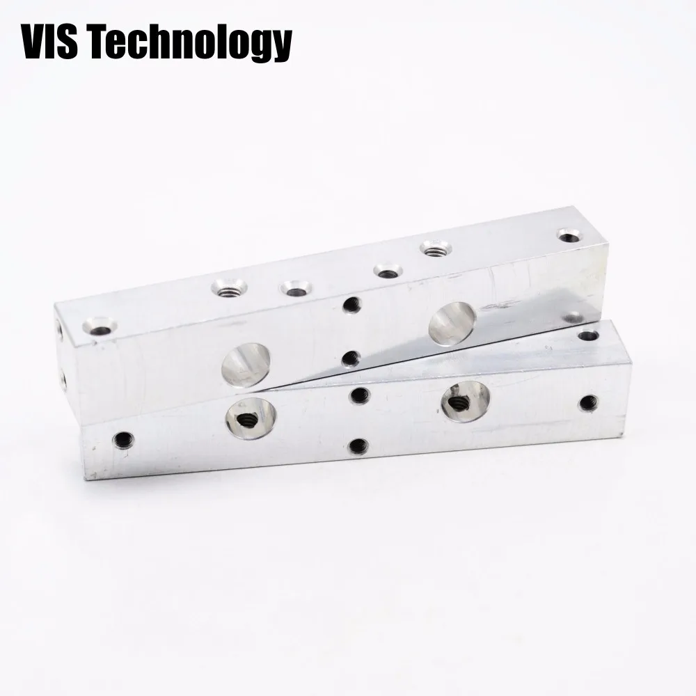 

3D printer accessories 1pc MAKERBOT2 Makerbot2 Dual Extruder Aluminum Block Fixing Block fixed seat for MK8 RepRap