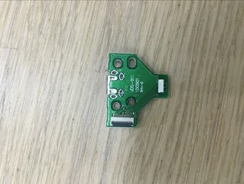 

50pcs/lot repair part for USB Charging Port Socket For PS4 Dulshock controller with board jds-011 green 12pin