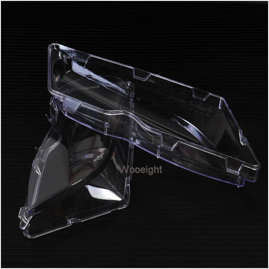 2 pcs Left & Right Headlight mirror cover Plastic Shell Cover For BMW E46 3-Series 4DR 2001 2002 2003 2004 2005 63126924045 (6)