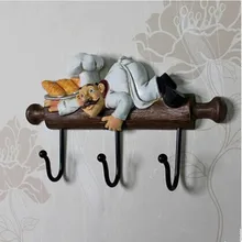 Kitchen Restaurant wall hooks ,bag clothes key hook vintage fashion decoration hooks creative vintage fashion hooks