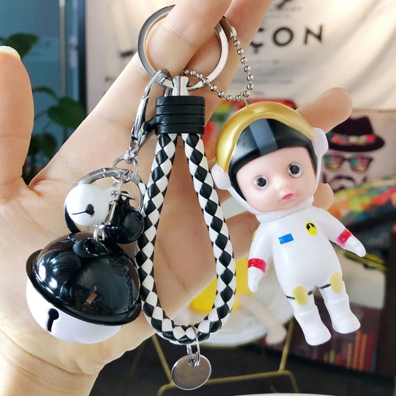 

Cartoon Sleeping Baby Keychain Rubber 3D Leather Rope Key Chain Key Ring Kids Toy Pendant Key Holder Trinket Women Bag Pendant