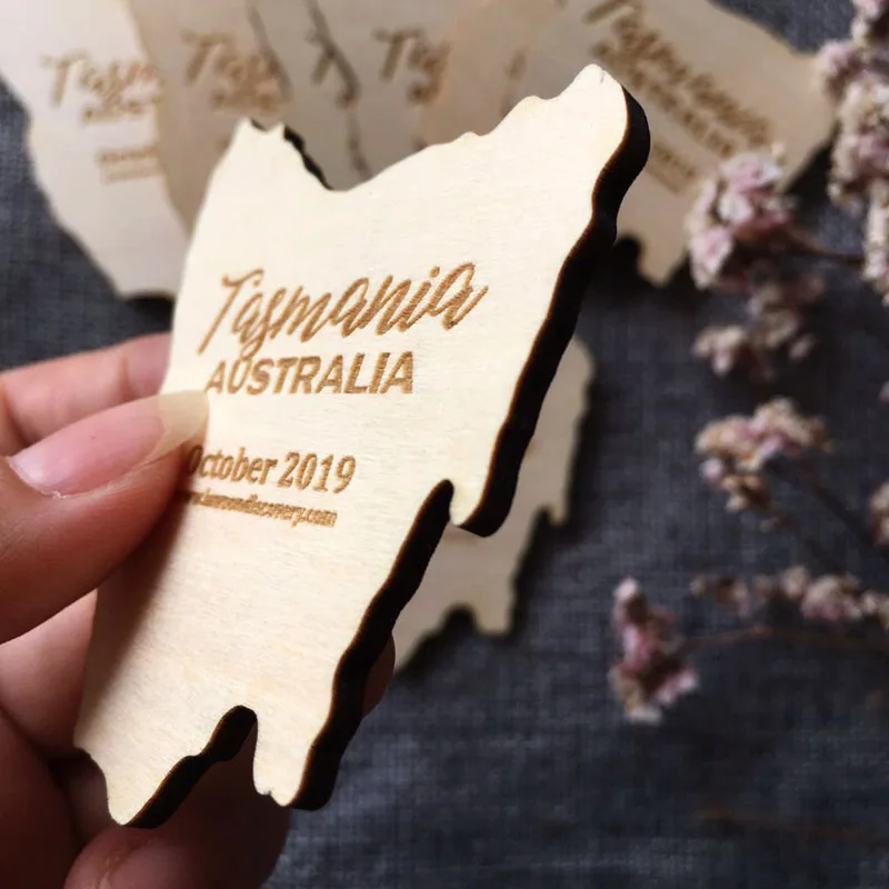  Save the Date Magnet Custom Engraved Wooden Save the Date Wedding gifts for guestsRustic Wedding Fa - 33061595030