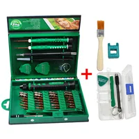 Комплект отверток 38 в 1 сплава стали S2 многофункциональной отвертки высокое качество магнитного комплект отверток телефону - изображение