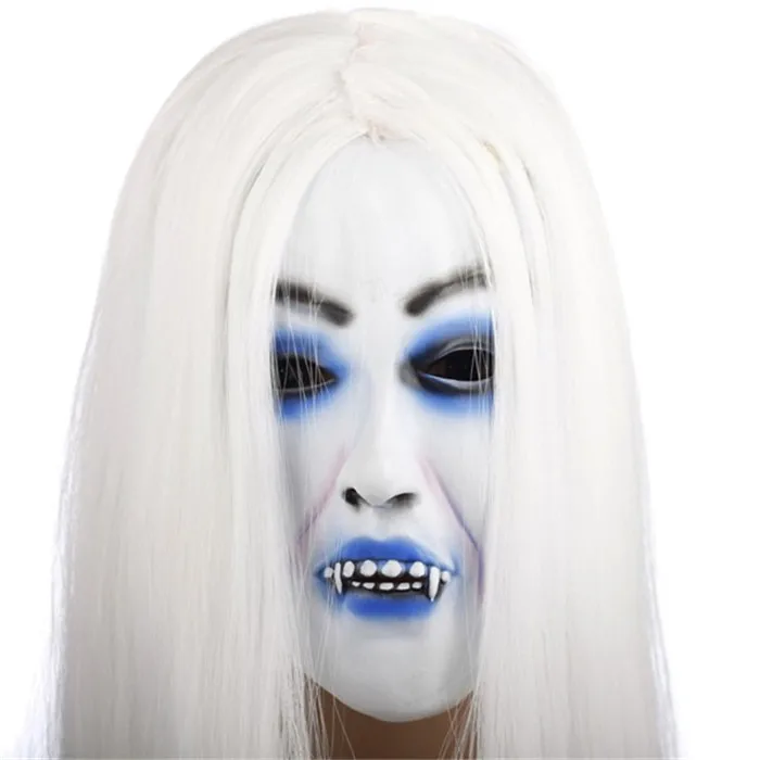 1 шт. ужасная жуткая зубастая маска призрака, костюм на Хэллоуин, латексная резиновая маска на Хэллоуин, маскарадные маски, горячая распродажа