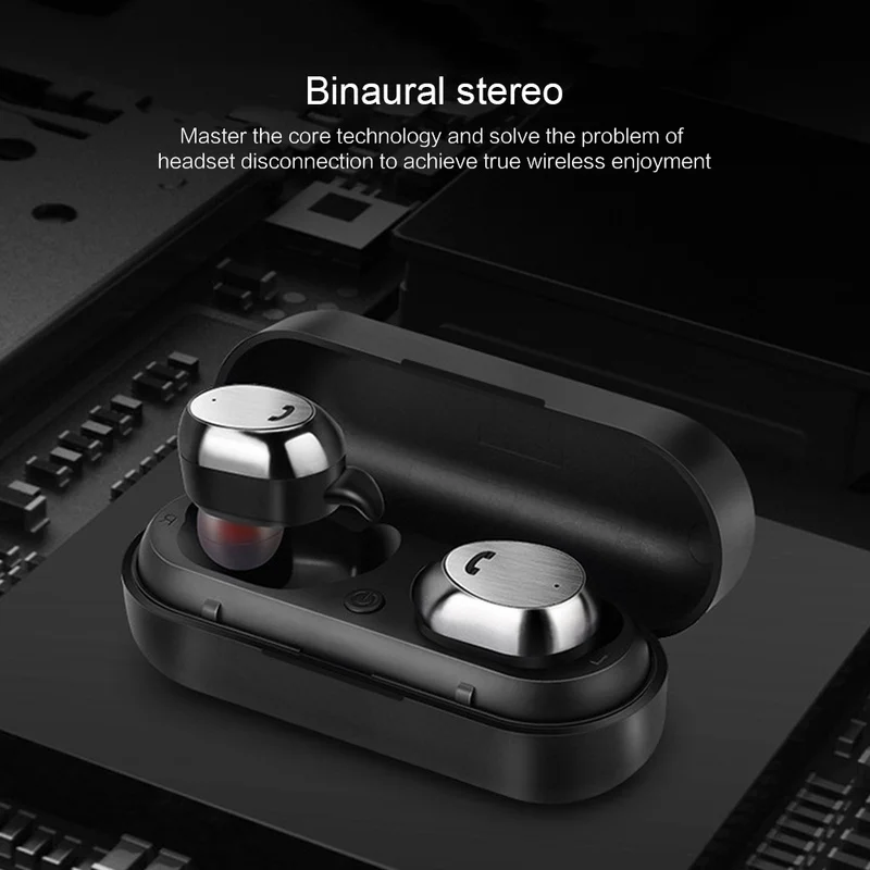 Беспроводные Bluetooth наушники TWS с микрофоном свободные руки беспроводные мини