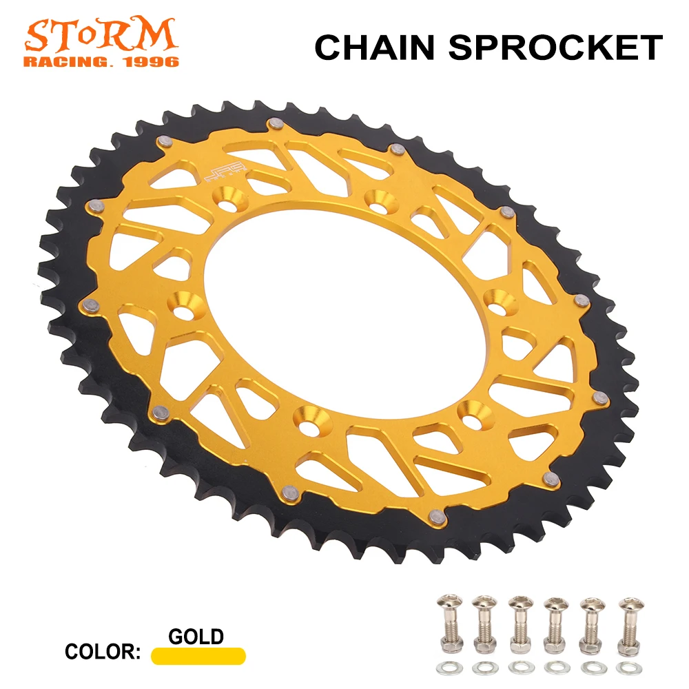 Цепная Звездочка для мотоцикла 47T с ЧПУ Suzuki TSR DR 250 Z 400S 400SM RM RMX RS 125 175 200 350 400
