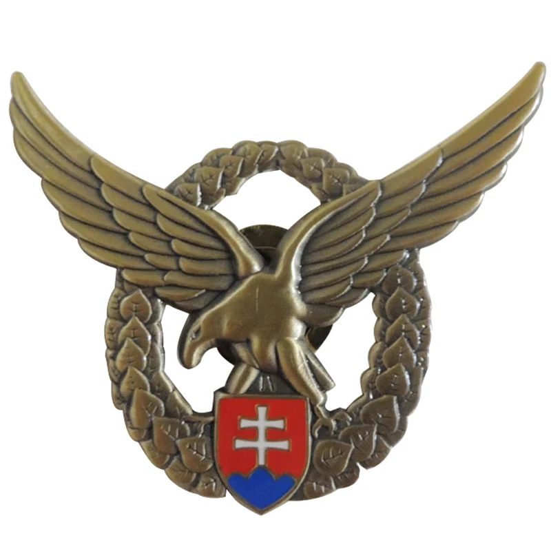 

3D Design Mold Beats Badge Antique Gold Badge Eagle Logo Metal Badge