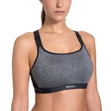 Meliwoo Women’s High Impact Padded Racerback Ultra Support Cool Pro Sports Bra