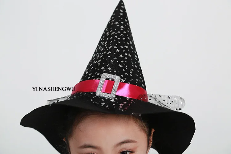 Halloween Cosplay Costume Magic Witch Child Witch Elf Performance Costume Masquerade Party Girl Dress Skirt Costume