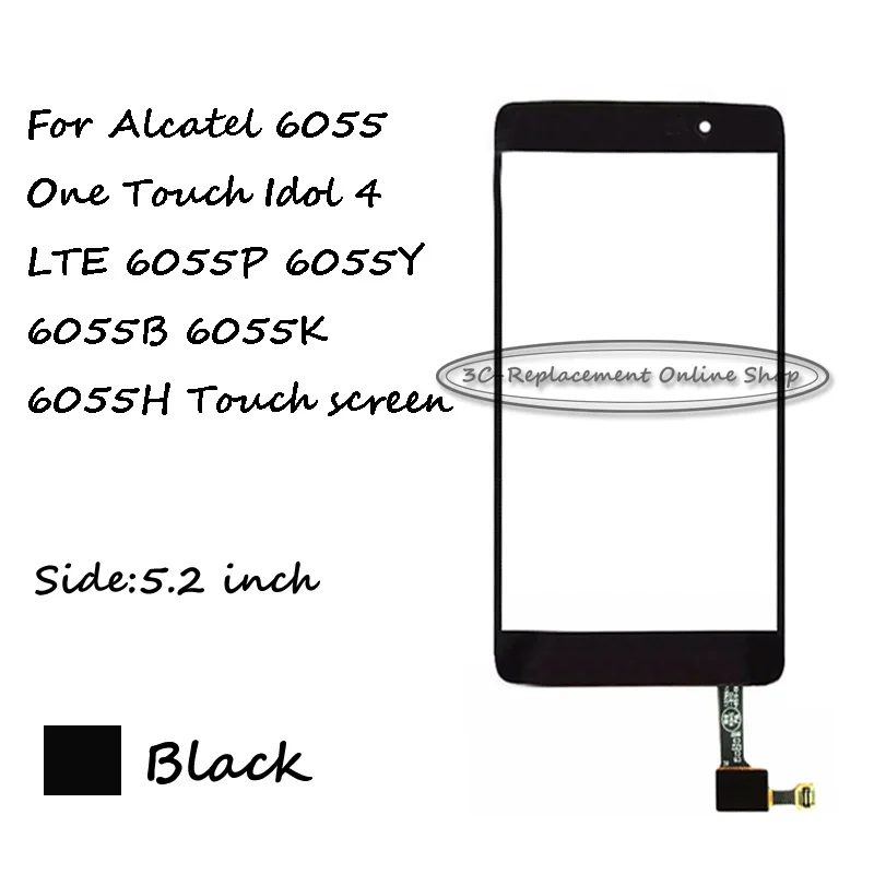 

For Alcatel 6055 One Touch Idol 4 LTE 6055U 6055P 6055Y 6055B 6055K 6055H OT6055 OT-6055 Touch Screen Digitizer Replacement