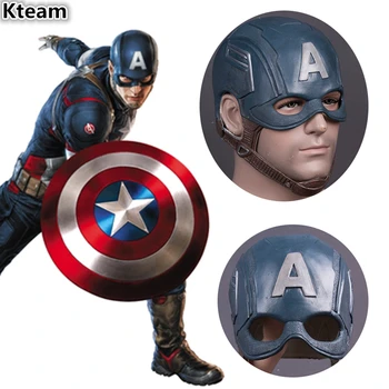 

2016 Hot Movie Superhero Helmet Captain America Civil War Helmet Mask Cosplay Steven Rogers Halloween Helmet For Collection Toys