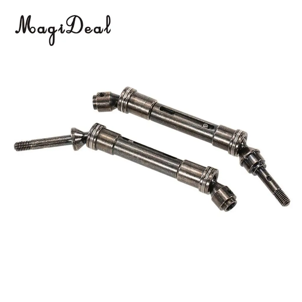 MagiDeal 4x Aluminum Alloy Front Rear Universal Drive Shaft Dogbone for Traxxas Slash 1/10 SLA017 4X4 HQ727 Short Truck  3Kinds