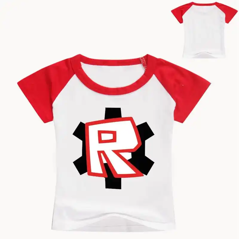 2018 Summer T Shirt For Kids Roblox Shirt Red Nose Day Costume White Tees Children Clothes Black Tees For Baby Grls Tops Casual - 
