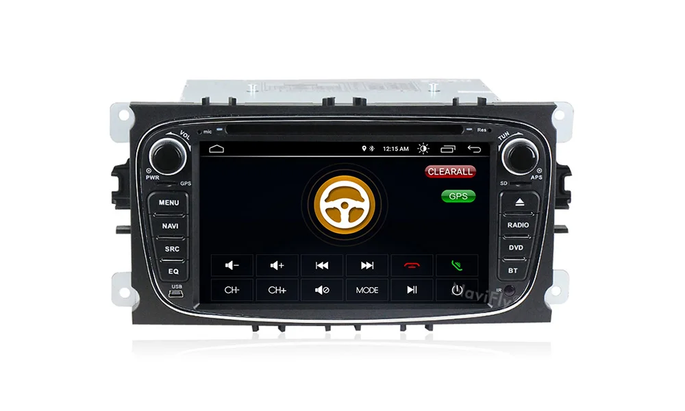 Cheap New Arrival! Android 8.1 system car dvd player for FORD/Focus/S-MAX/Mondeo/C-MAX/Galaxy support gps Navigation wifi bluetooth FM 16