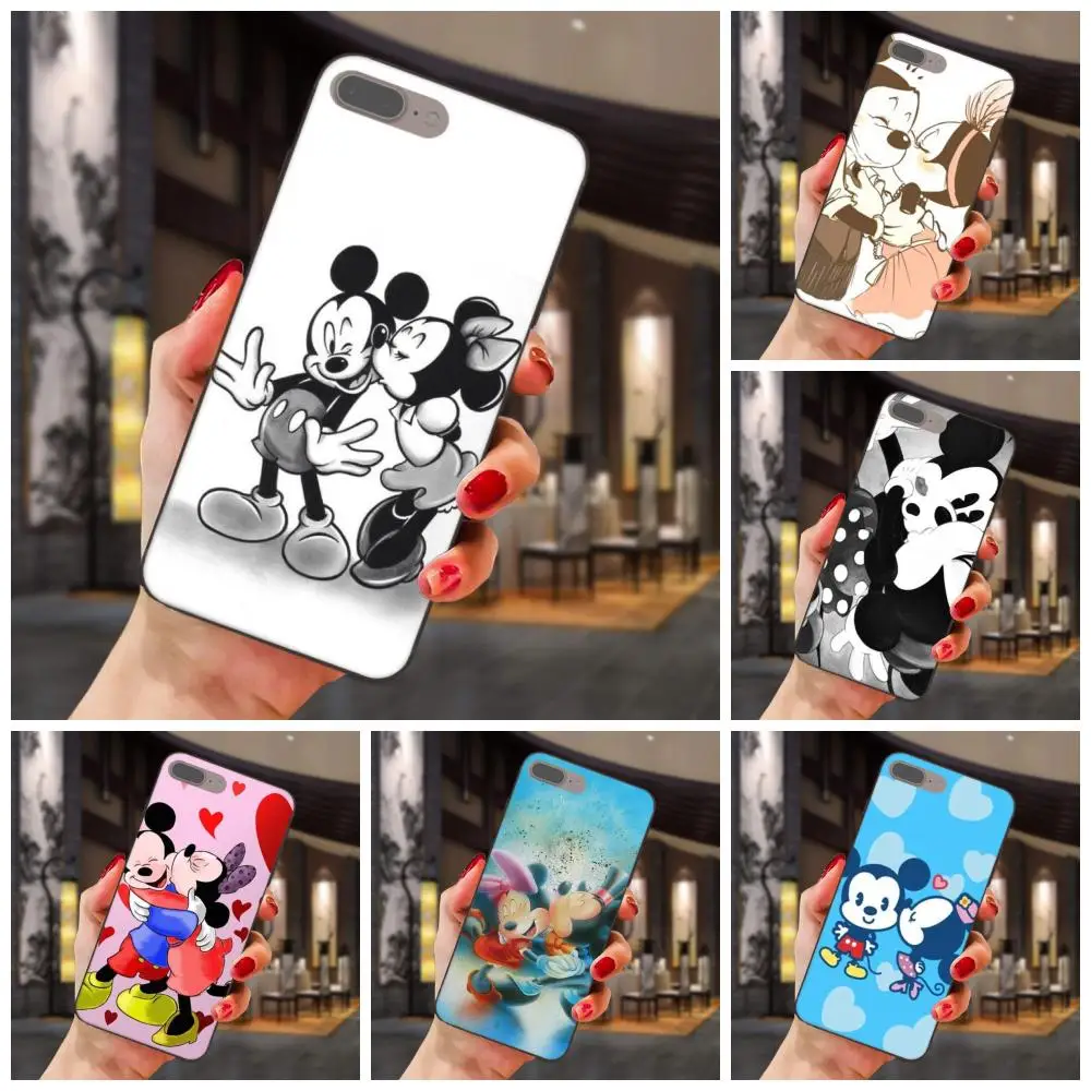 

Vertical Phone Case Mickey Minnie Mouse Kissing For Huawei Honor Enjoy Mate Note 6s 8 9 10 20 P20 P30 Lite Play Pro P smart