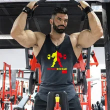 Бренд для бодибилдинга Спортивная футболка спортивные Тэнк-топы джогонг жилет Для мужчин Фитнес майка без рукавов спортивный топ Для мужчин Костюмы