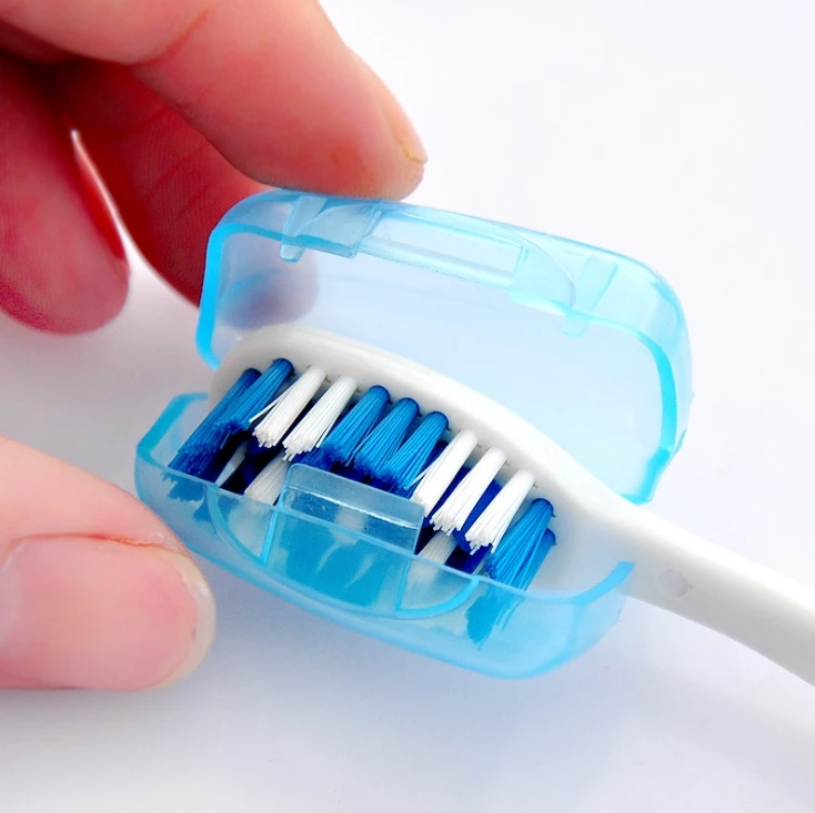 

5 PCS Toothbrush Cover Plastic Case Portable Box of Toothbrush for Travel Protector Dustproof Wash Brush Head Cap Holder