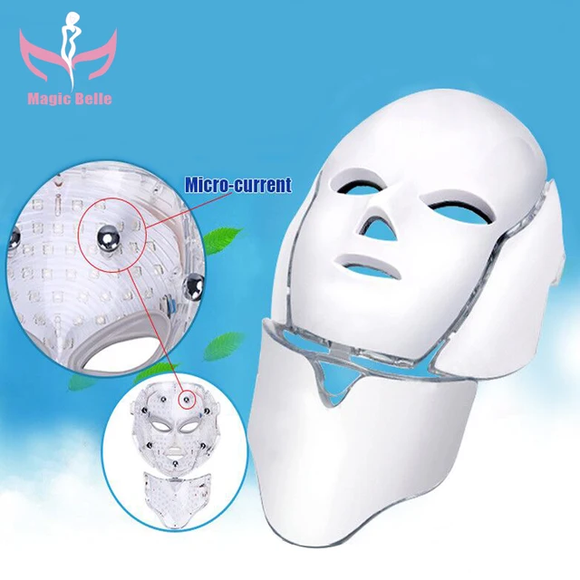 7 Colors Light Photon Electric LED Facial Mask Skin Rejuvenation