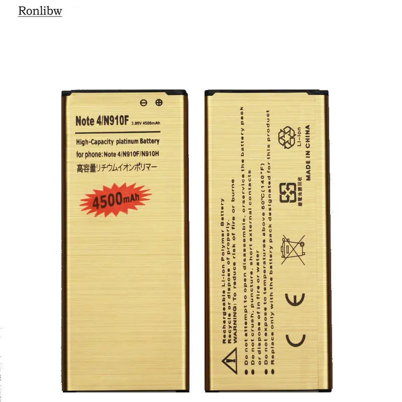 5 шт. EB BN910BBE батареи Замена для Samsung Galaxy Note 4 Note4 N910H N910A N910C N910U N910F N910X N910V N910P
