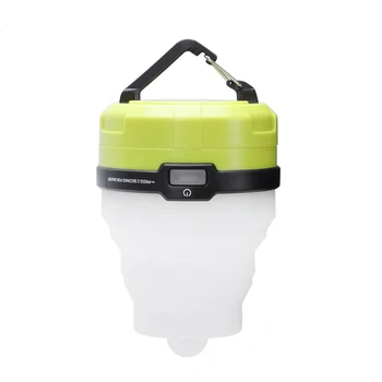 

Solar Camping Lights Collapsible Led Tent Light Portable Rainproof USB Flashlight With Hanging Handle For Hiking Fishing