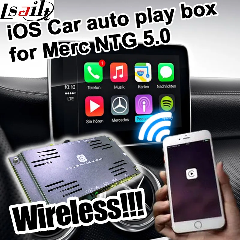 Беспроводной автомобильный игровой автобокс для Mercedes benz NTG 5 0 A B C E GLA GLC GLE command &
