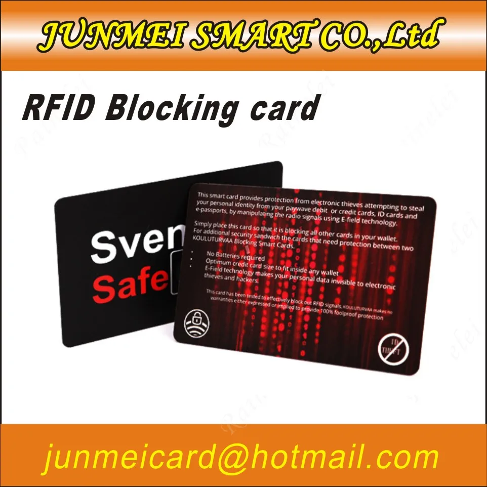 RFID Blocking Card Protector Paypass Contactless Card Holder 100 protection LOT