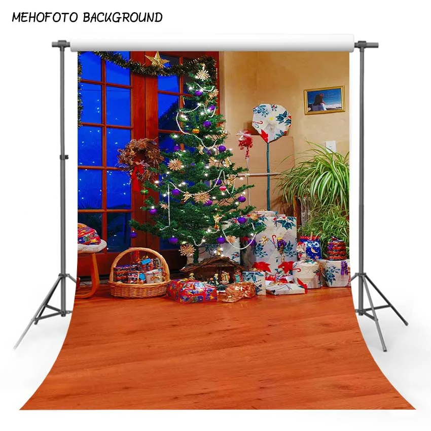 

MEHOFOTO Christmas Photography Backdrops Photo Studio Props 5X7FT Baby Photo Background Vinyl ST-703