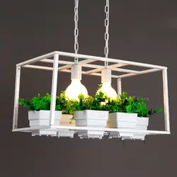 Американский стиль растительный цветочный горшок подвесные светильники простые декоративные растительные цветочные горшки подвесные