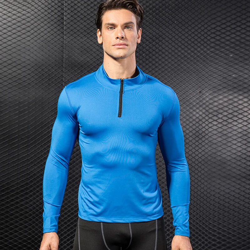 Buy 2018 Men Compression Bodybuilding Sportswear Hoodies Breathable Men Quick