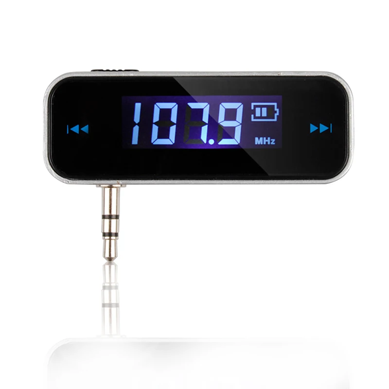 

Wireless Mini FM Transmitter Car MP3 Player LCD Display 3.5mm In-car Music Audio Transmitter Modulator For Mobile Phones