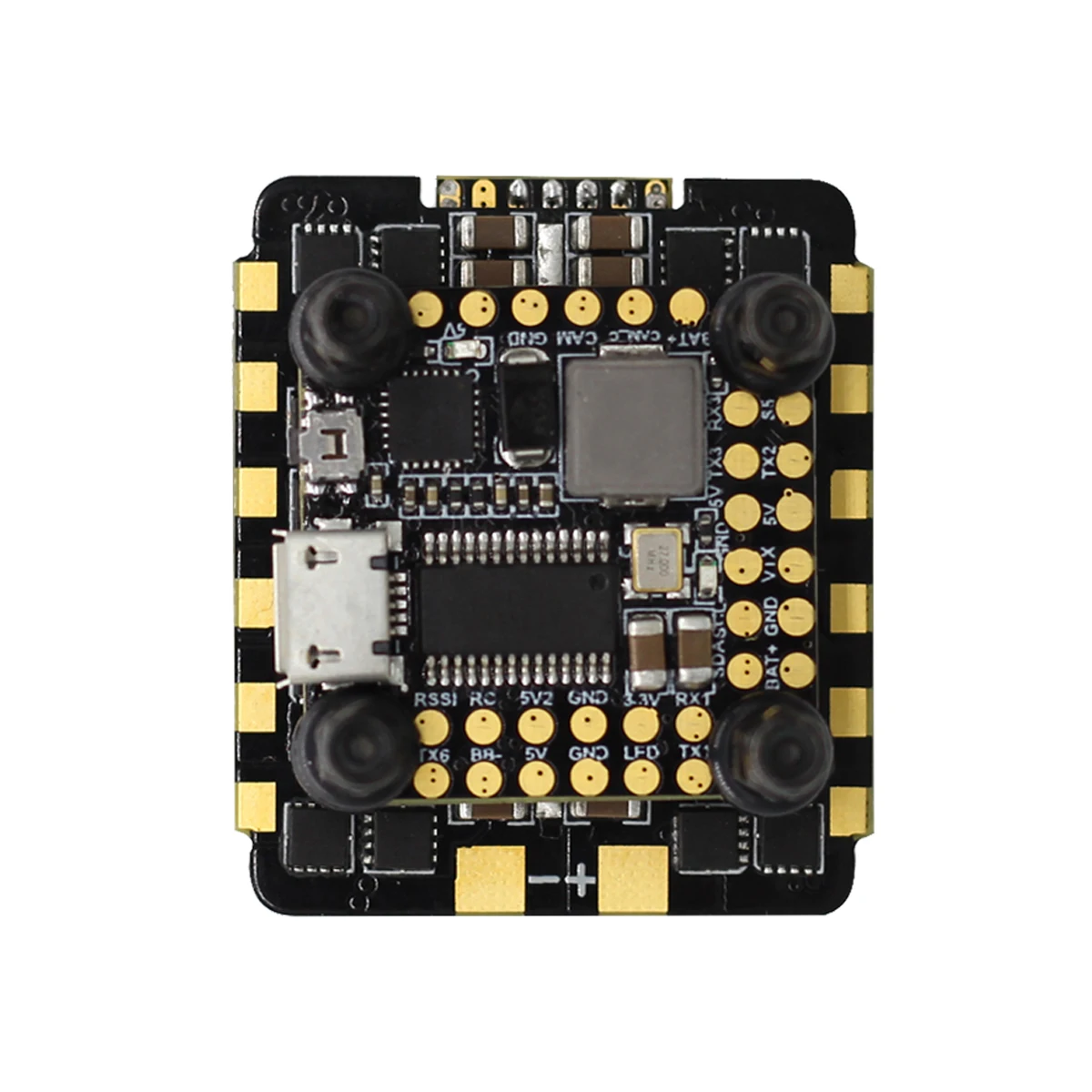 HGLRC FD445 стек OMNIBUS F4 V6 мини Полетный контроллер и FD_45A 4 NI 1 BLHeli_32 2 6S бесщеточный ESC 20x20