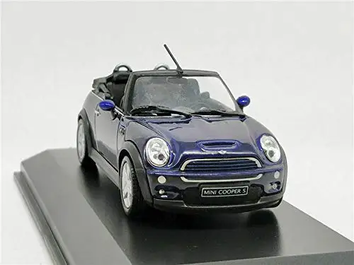 

Welly 1:43 Mini Cooper S Cabrio Diecast Model Sport Racing Car Blue NEW IN BOX